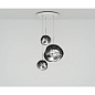 Melt LED Chrome Trio Round Tom Dixon, подвесной светильник — фото 2