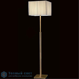 5022/1P Cremasco Imperial торшер с прямым каркасом и тканевым абажуром на тонкой опоре