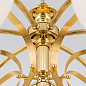 LU 1460/7 gold/385 opal-gold Empire Orion подвесная люстра — фото 4