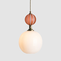 Striped Pop Light Standard персиковый-белая полоска