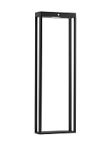 Dark Anthracite Die-Casting Aluminium & Clear Glass LED 2Watt 3.700Volt 108Lm 3000K IP65 Solar Light with Sensor L:23 W:8.6 H:70cm