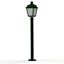 Place des Vosges 1 Évolution N° 9; Clear PMMA E27 60W; British green