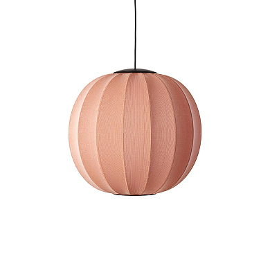 KW60 CO LED Knit-Wit Made By Hand Светильник Ø60 с коралловым тканевым плафоном LED