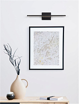 Sandy Black Aluminiun & Acrylic LED 13 Watt 220-240 Volt 750Lm 3000K IP20 L: 60 W: 6.9 H: 11.8 cm