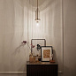 Kimrose 1 Light Mini Pendant with Clear Fluted Glass Polished Nickel подвесной светильник 52414PN Kichler — фото 1