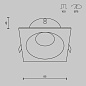 DL033-2-01W Maytoni Zoom Встраиваемый светильник 10W Белый — фото 7