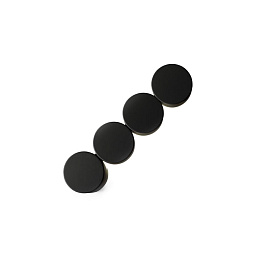 DOT 4.0 Jet Black Wever Ducre Dot накладной светильник с четырьмя круглыми плафонами черный