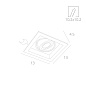 A6661PL-1BK Arte Lamp Canis точечный встраиваемый светильник GU10 1х50W — фото 5