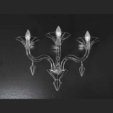 Бра Dedalo Metal Lux, 3 лампы, хром 192.103.01