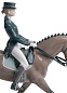 1008418 Lladro Dressage фарфоровая фигурка женщины на лошади во время выездки — фото 2