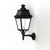 Avenue 3 N° 4; Clear glass E27 105W; Dark black