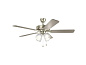 52" Basics Pro Premier Fan Brushed Nickel люстра-вентилятор 330016NI Kichler — фото 2