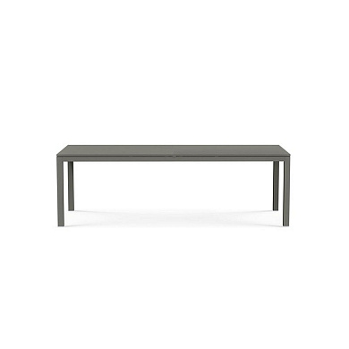 FTTPRM2B44 Ethimo Flat Обеденный стол XL, раздвижной, 240-360x100 см, теплый серый