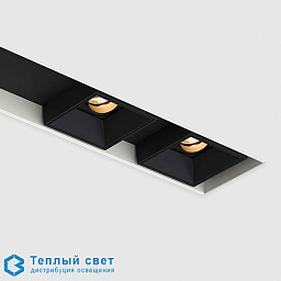 Prologe 80 twin in-cana накладной светильник Kreon kr934662 черный end led