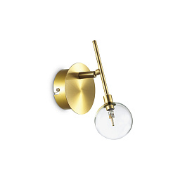 200330 Ideal lux Maracas настенно-потолочный светильник с прозрачным шарообразным плафоном на латунной основе
