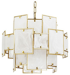 A4068LM-7SG Arte Lamp Theemin подвесная люстра с семью плафонами квадратной формы