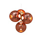 Globe Chandelier Small Copper LED Tom Dixon, люстра — фото 1