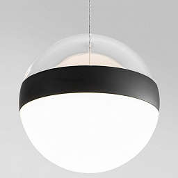 5075/12L Odeon Light Roni подвесной светильник с черным корпусом и круглым плафоном