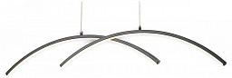 10212/S LED Black Escada Skyline подвесной светильник с дугообразной рамой