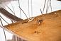 FOGLIA VENEZIA Стол для гостиной из дерева и стекла VGnewtrend