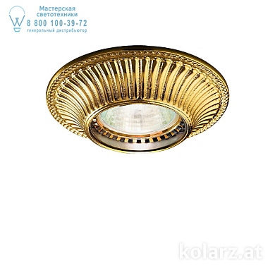 Kolarz MILORD 0297.10R.15 точечный светильник французское золото ø10cm высота 5cm 1 лампа gu10