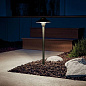 12V Cast Brass 6" Dome Path Light Centennial Brass светильник-столбик для дорожек 15470CBR Kichler — фото 1