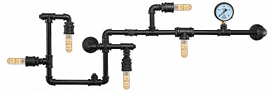 накладной потолочный светильник с трубчатыми элементами