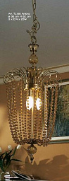 TL130 ambra Il Paralume Marina Beads подвесная люстра с несколькими рожками и белыми абажурами