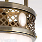 ALT WIEN Orion потолочный светильник DL 7-556/1/250 Patina/480 opal-glanzend латунь