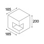 Gutter IP55 LED GI светильник Modular