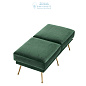 112034 Bench Tahoe roche green velvet Eichholtz