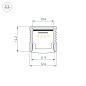 Профиль для светодиодной ленты Arlight FANTOM-BENT-W12-SIDE — фото 1