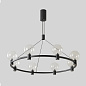 Люстра Crystal Lux DUET SP56W LED BLACK — фото 1