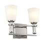 Rosalind 11.5" 2 Light Vanity Light Polished Nickel настенный светильник 55146PN Kichler — фото 6