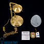BUDAPEST Orion настольная лампа LA 4-733 bronze/376 klar-matt