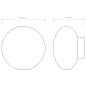 1176047 Zeppo Wall Astro lighting настенный светильник матовый чёрный — фото 7