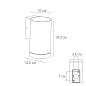 Фасадный светильник Arte Lamp TORCULAR A1313AL-1BK — фото 5