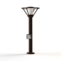 Bermude N° 3; Frosted glass E27 105W Plug; Old rustic