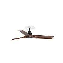 HEYWOOD RECESSED LED S Black/walnut fan