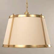 CL0086.BR.ES Belluno Hanging Shade Frame, Brass, 2 Lights, Large