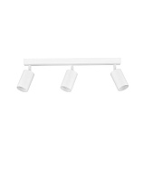 Sandy White Aluminium LED GU10 3x10Watt 100-240Volt IP20 Bulb Excluded L: 45 W: 5 H: 15.5 cm