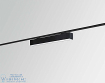 трехфазный трековый светильник черного цвета для шинопровода