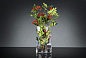 ETERNITY VASE TEAR BERRIES Цветочная композиция со стеклянной вазой VGnewtrend