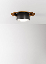 встраиваемый потолочный светильник бронзового цвета