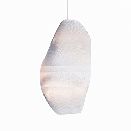 GP2009-W Graypants Scraplight Подвесной светильник дизайнерский асимметричный картон белый