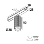23372 9215 B Delta Light PR SPLITLINE M20/M26H — трековый светильник Punk 39 — фото 1