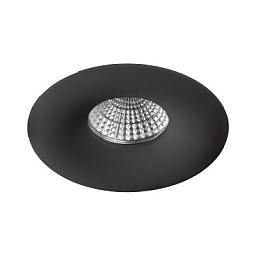 E37880N ACB Iluminacion Antea встраиваемый потолочный спот, чёрный корпус, IP20