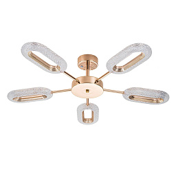 A2489PL-5GO Arte Lamp OVALE потолочная люстра с восемью плафонами на перекрестных штангах