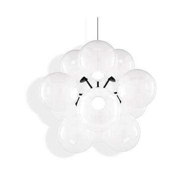 Globe Burst Chandelier LED Opalescent Tom Dixon, люстра