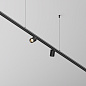 CA012-TRX-500-B Maytoni Accessories for system Shelf Шинопровод накладной/подвесной Черный — фото 2